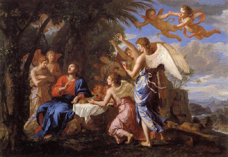 Christ Served by the Angels, Joseph Stella